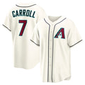Arizona Diamondbacks #7 Corbin Carroll Cream MAROU Home Replica Jersey