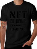 NFT Millionaire Loading Black T-Shirt
