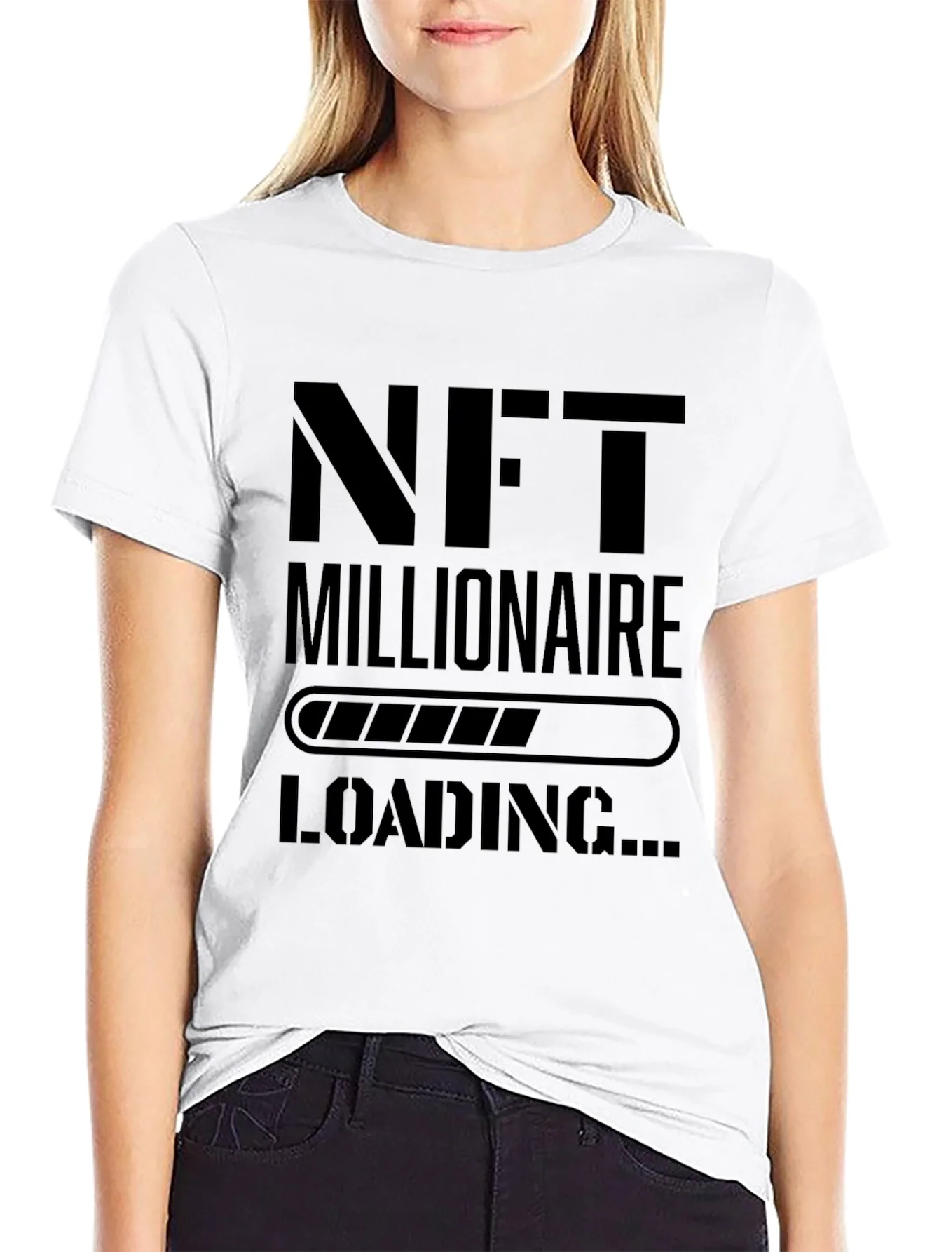 NFT Millionaire Loading Black T-Shirt