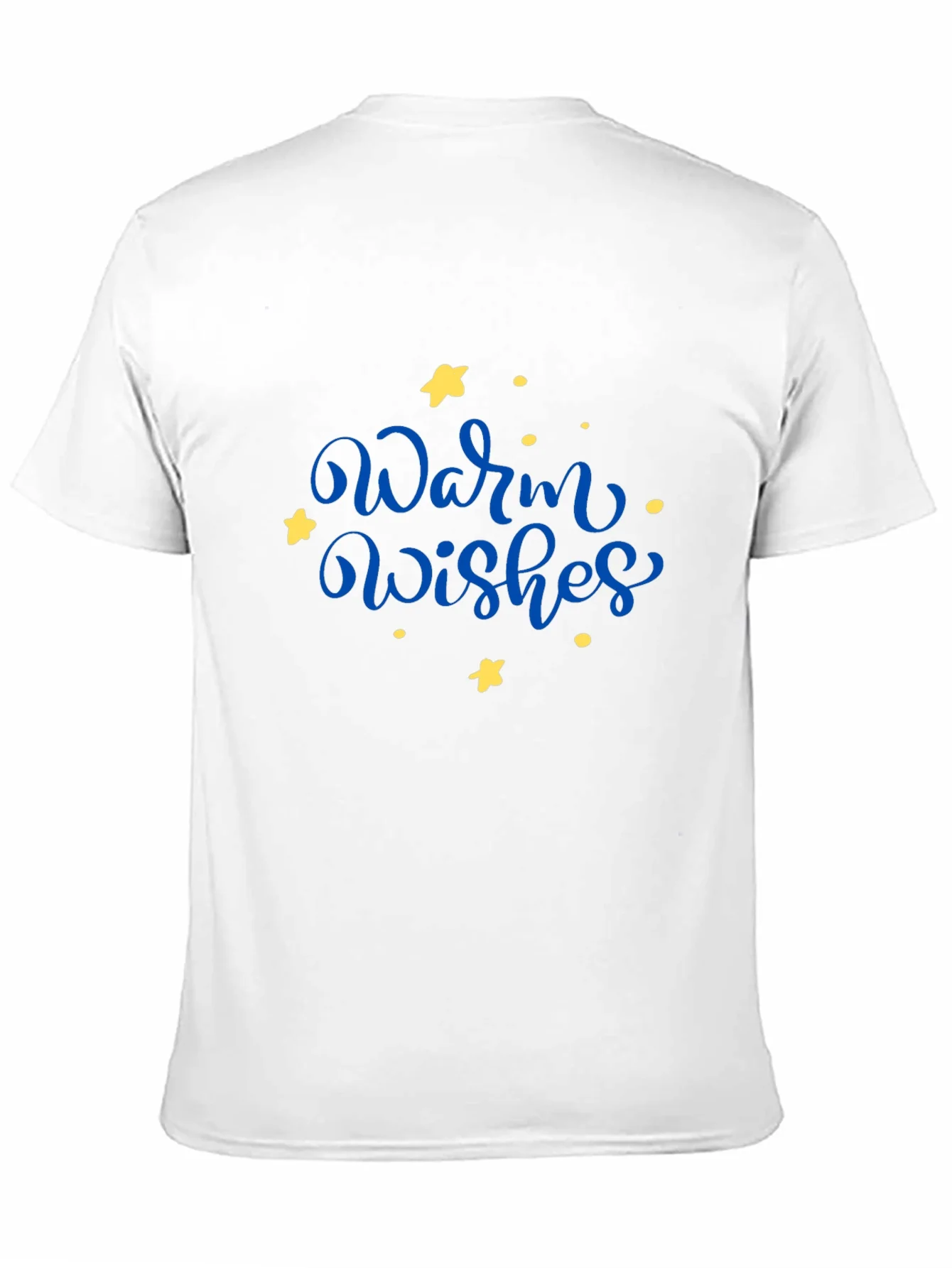 Warm Wishes Graphic Tee - Black Casual T-Shirt