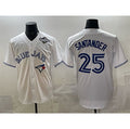 Toronto Blue Jays #25 Anthony Santander White MAROU 2025 World Series Home Cool Base Stitched Jersey