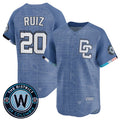 Washington Nationals #20 Keibert Ruiz Blue MAROU 2025 City Connect Limited Stitched Jersey