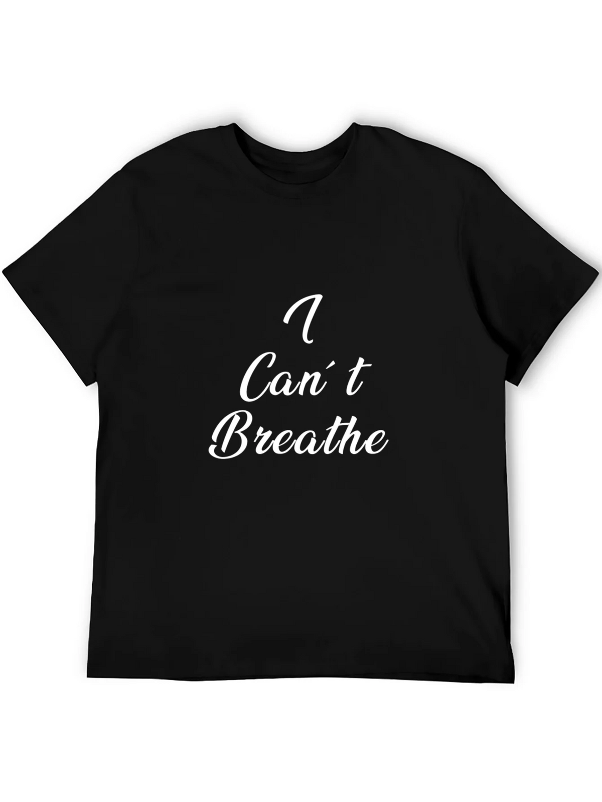 I Cant Breathe Graphic Tee - Black