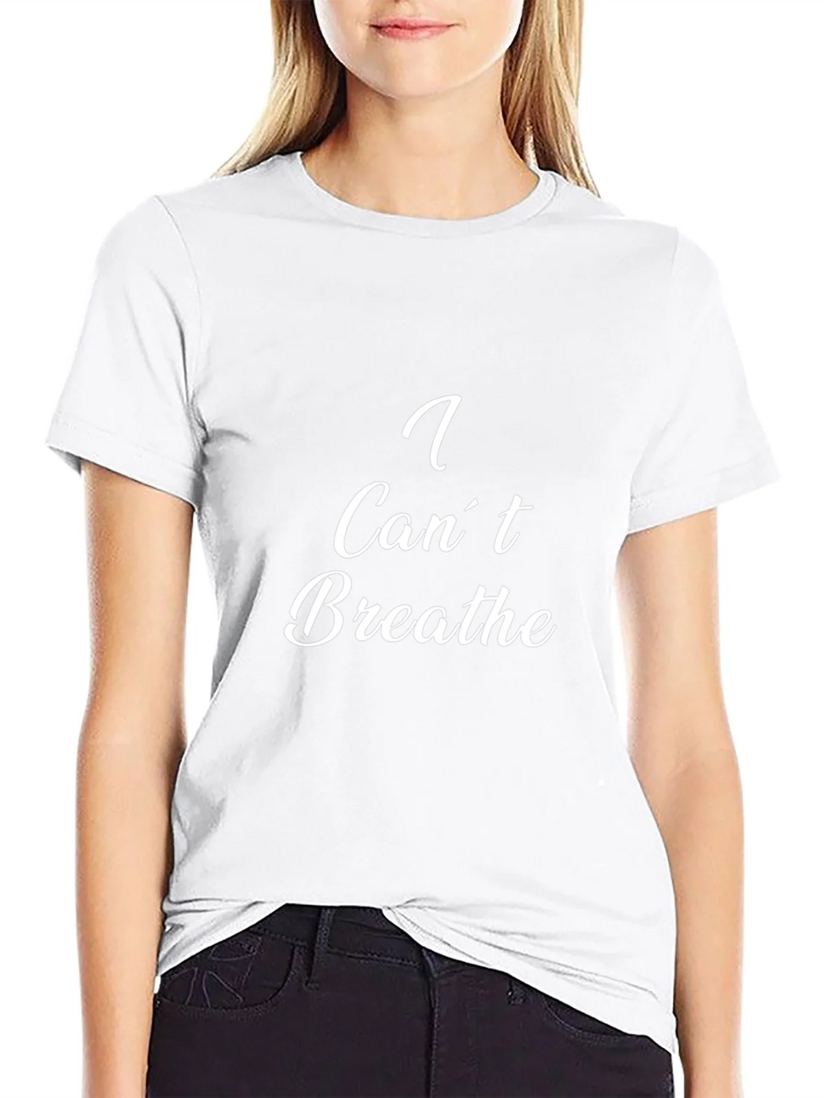 I Cant Breathe Graphic Tee - Black