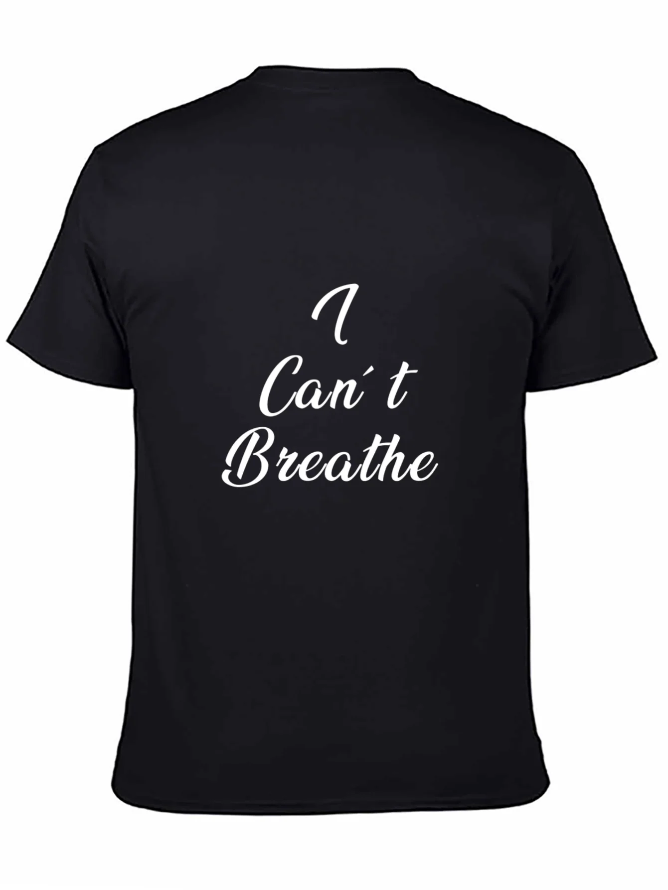 I Cant Breathe Graphic Tee - Black