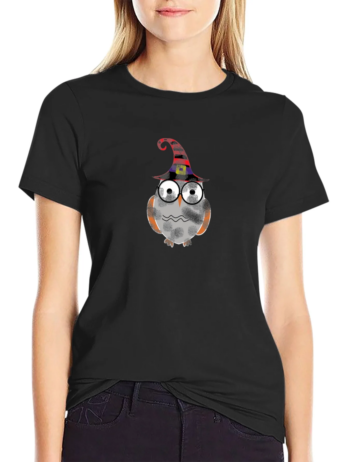 Halloween Owl T-Shirt - Spooky and Stylish