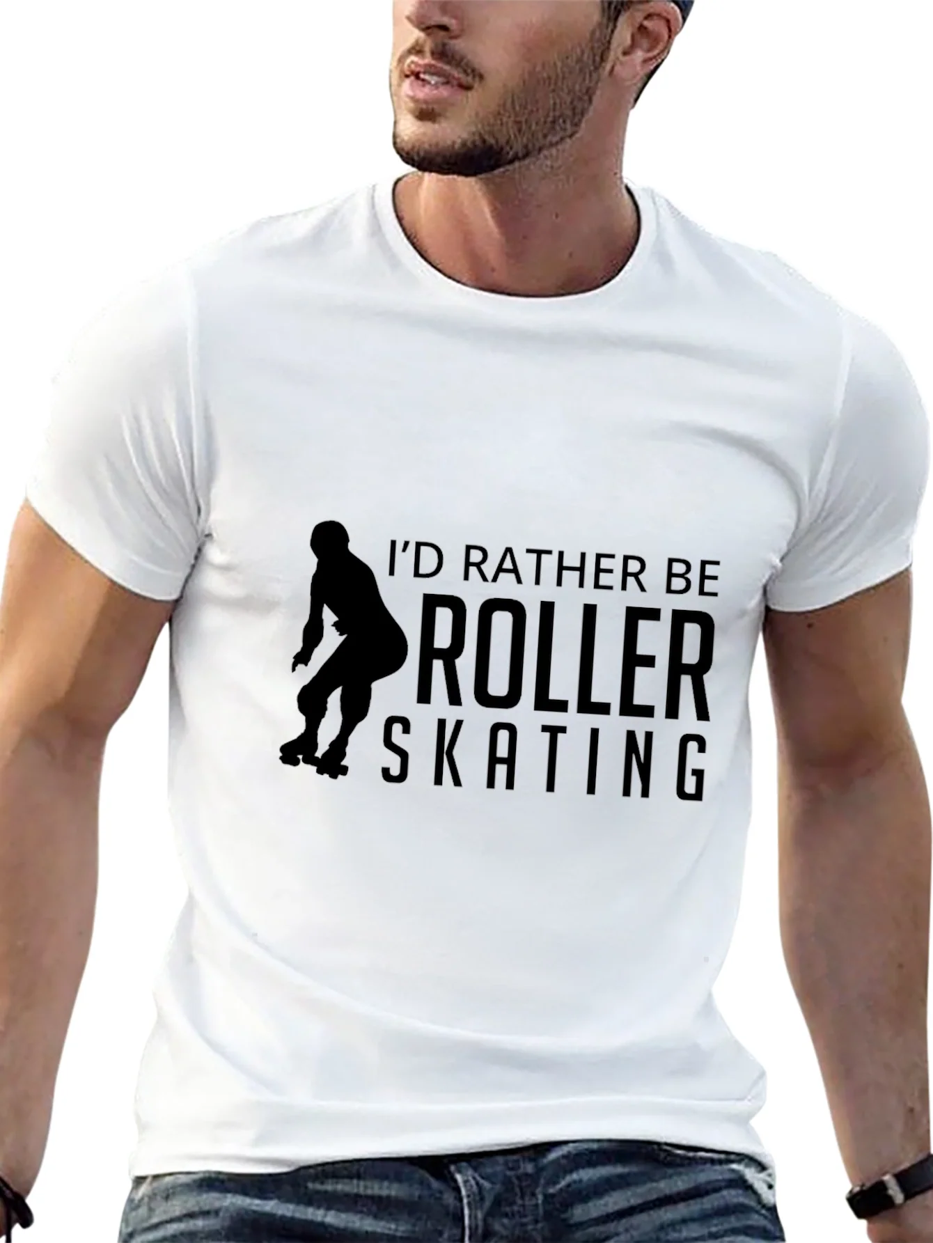 Id Rather Be Roller Skating T-Shirt