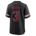 A.Cardinals #3 Budda Baker Black Game Stitched Football American Jersey