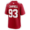 A.Cardinals #93 Calais Campbell Cardinal Team Game Stitched Football American Jersey