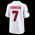 A.Falcons #7 Bijan Robinson White Game Stitched Football American Jersey
