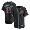 Arizona Diamondbacks #12 Lourdes Gurriel Jr Player Black Limited Home Game Stitched Baseball Jersey