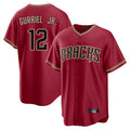 Arizona Diamondbacks #12 Lourdes Gurriel Jr Player Red Home Game Stitched Baseball Jersey
