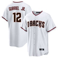 Arizona Diamondbacks #12 Lourdes Gurriel Jr Player White Home Game Stitched Baseball Jersey