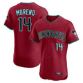 Arizona Diamondbacks #14 Gabriel Moreno Player Red Limited Elite Home Game Stitched Baseball Jersey