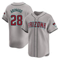 Arizona Diamondbacks #28 Nolan Arenado Player Gray Road Limited Home Game Stitched Baseball Jersey