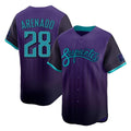 Arizona Diamondbacks #28 Nolan Arenado Player Purple City Connect Limited Home Game Stitched Baseball Jersey