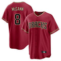 Arizona Diamondbacks #8 James McCann Player Red Home Game Stitched Baseball Jersey