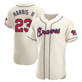 Atlanta Braves #23 Michael Harris II Player Cream Limited Elite Home Game Stitched Baseball Jersey