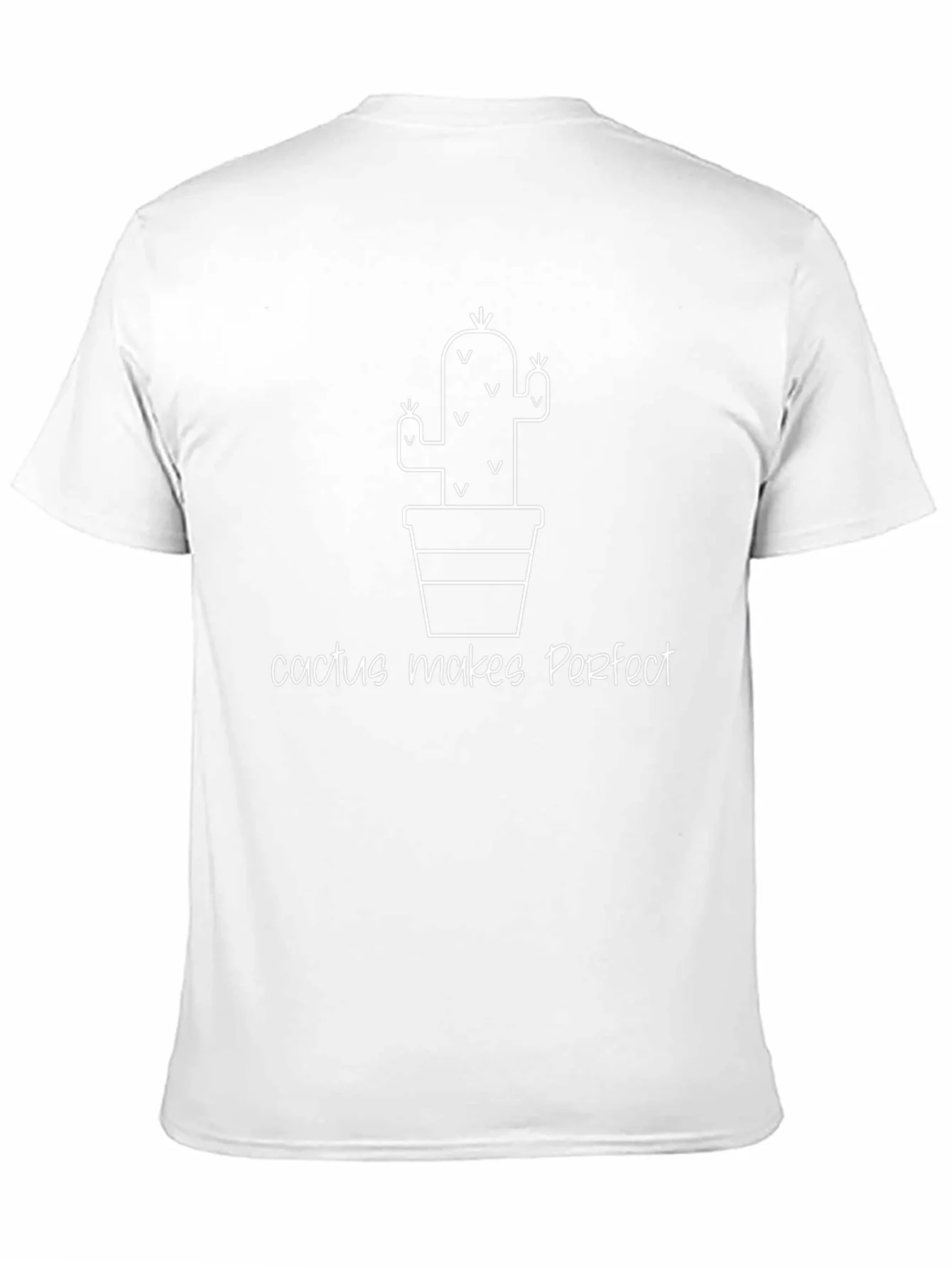 Cactus Makes Perfect T-Shirt - Black Novelty Tee