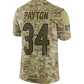 C.Bears #34 Walter Payton Camo Salute to Service Retired Player Limited Stitched Football American Jersey