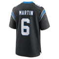 C.Panthers #6 Sam Martin Black Team Game Stitched Football American Jersey
