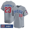 Chicago Cubs #23 Ryne Sandberg Gray 'Ryne Sandberg Tribute' Vapor Limited V3 Stitched Baseball Jersey