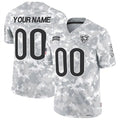 Custom C.Bears Active Player 2024 F.U.S.E Arctic Camo Salute To Service Limited Stitched Football American Jersey