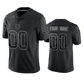 Custom IN.Colts Active Player Black Reflective Limited Stitched Football Stitched Jersey