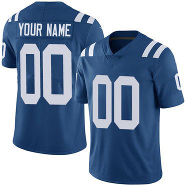 Custom IN.Colts Blue Vapor Untouchable Player Limited Football Stitched Jersey