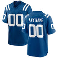 Custom IN.Colts Royal Game Football Stitched Jersey
