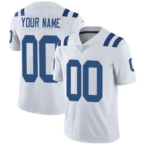 Custom IN.Colts White Vapor Untouchable Player Limited Football Stitched Jersey