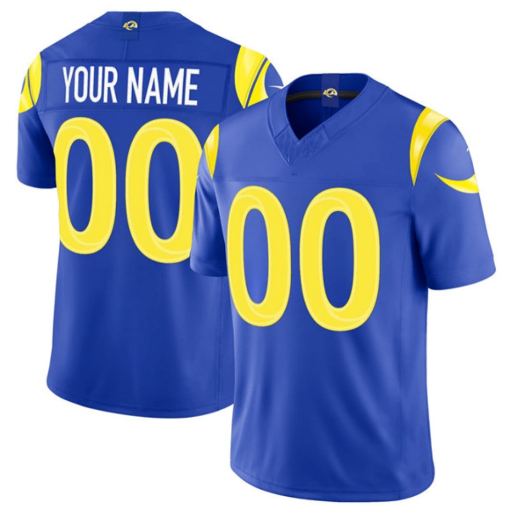 Custom Los Angeles Rams Royal 2026 F.U.S.E. Vapor Limited Football Stitched Jersey
