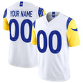 Custom Los Angeles Rams White 2026 F.U.S.E. Vapor Limited Football Stitched Jersey