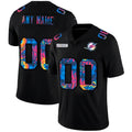 Custom M.Dolphins Multi-Color Black 2020 Crucial Catch Vapor Untouchable Limited Football Jersey Marou