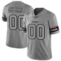 Custom NE.Patriots 2019 Gray Gridiron Gray Vapor Untouchable Limited Football Jersey Marou
