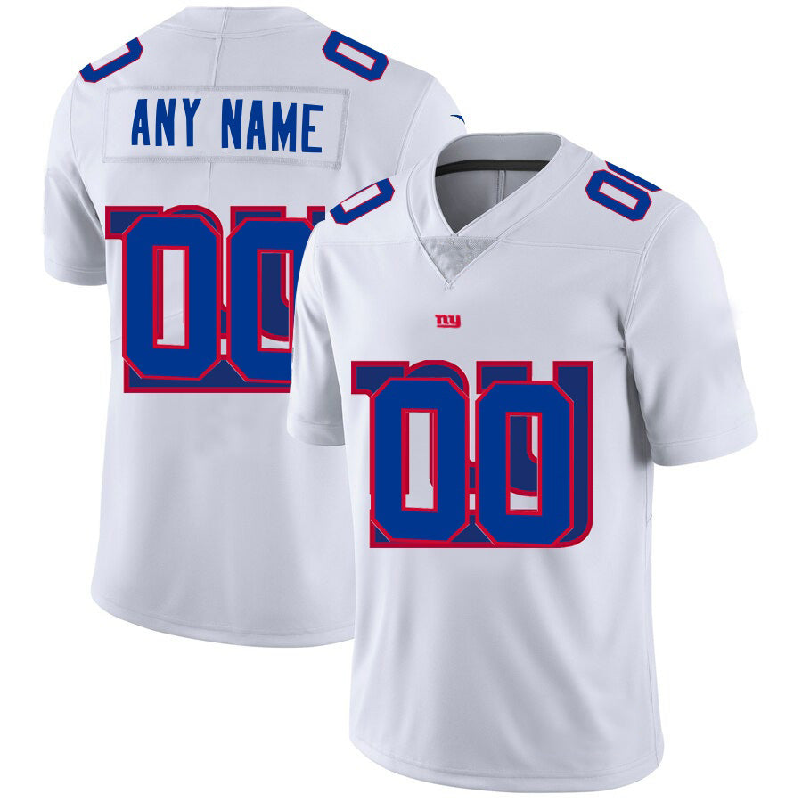 Custom NY.Giants White Team Big Logo Vapor Untouchable Limited Football Jersey Marou