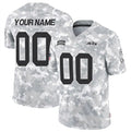 Custom NY.Jets Active Player 2024 F.U.S.E Arctic Camo Salute To Service Limited Stitched Football Jersey Marou