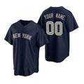 Custom New York Yankees Navy Stitched Cool Baseball Jersey