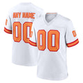 Custom TB.Buccaneers White Game Football Jersey Marou