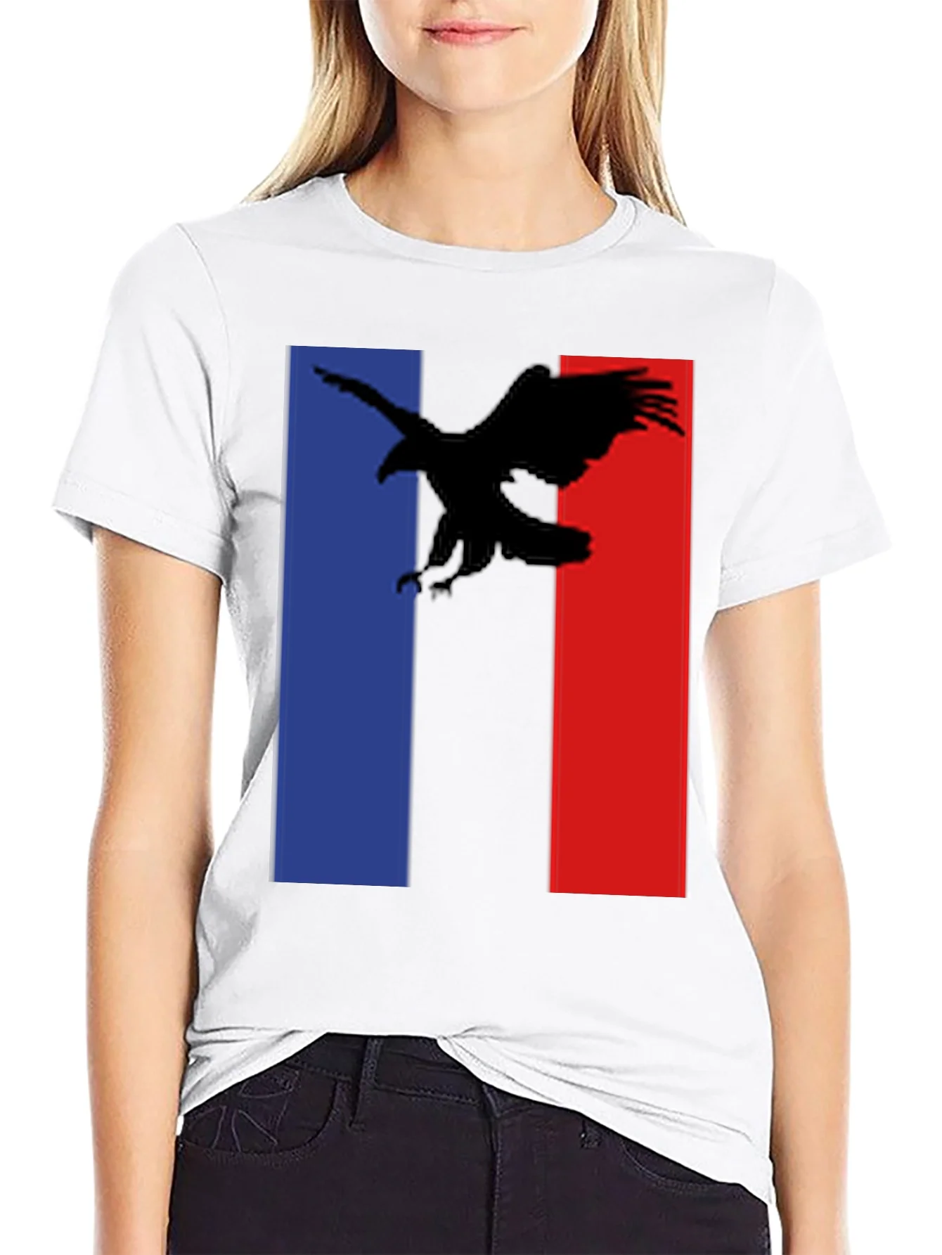 Eagle Graphic Tee - Patriotic Black T-Shirt