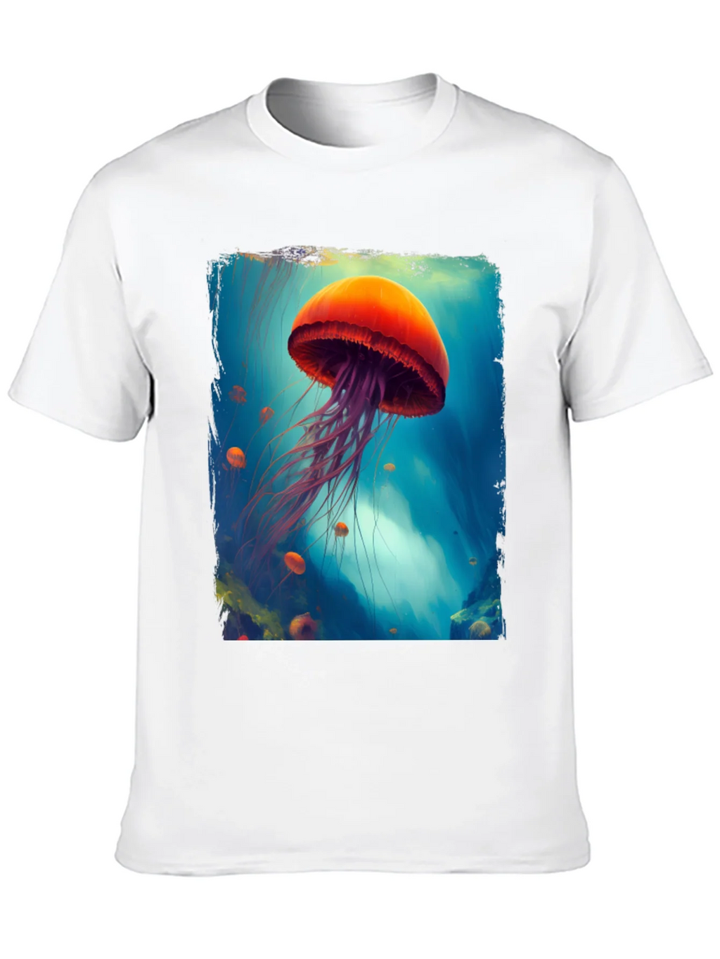 Jellyfish Graphic Tee - Underwater Art Shirt