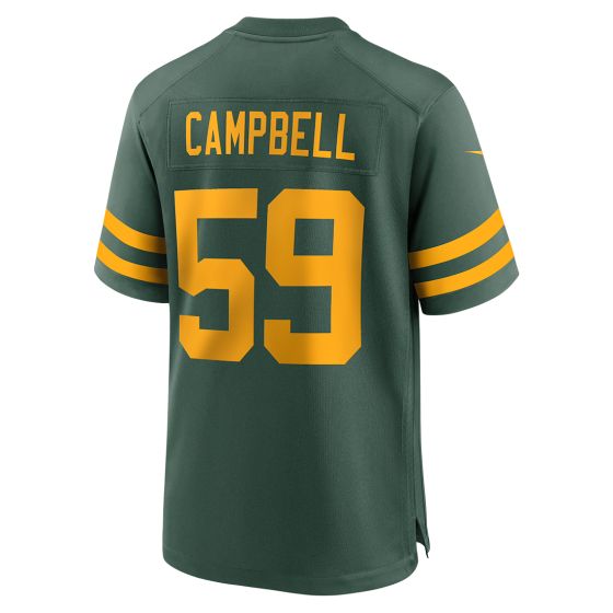 GB.Packers #59 Campbell 50s Classic Game Stitched Football American Jersey