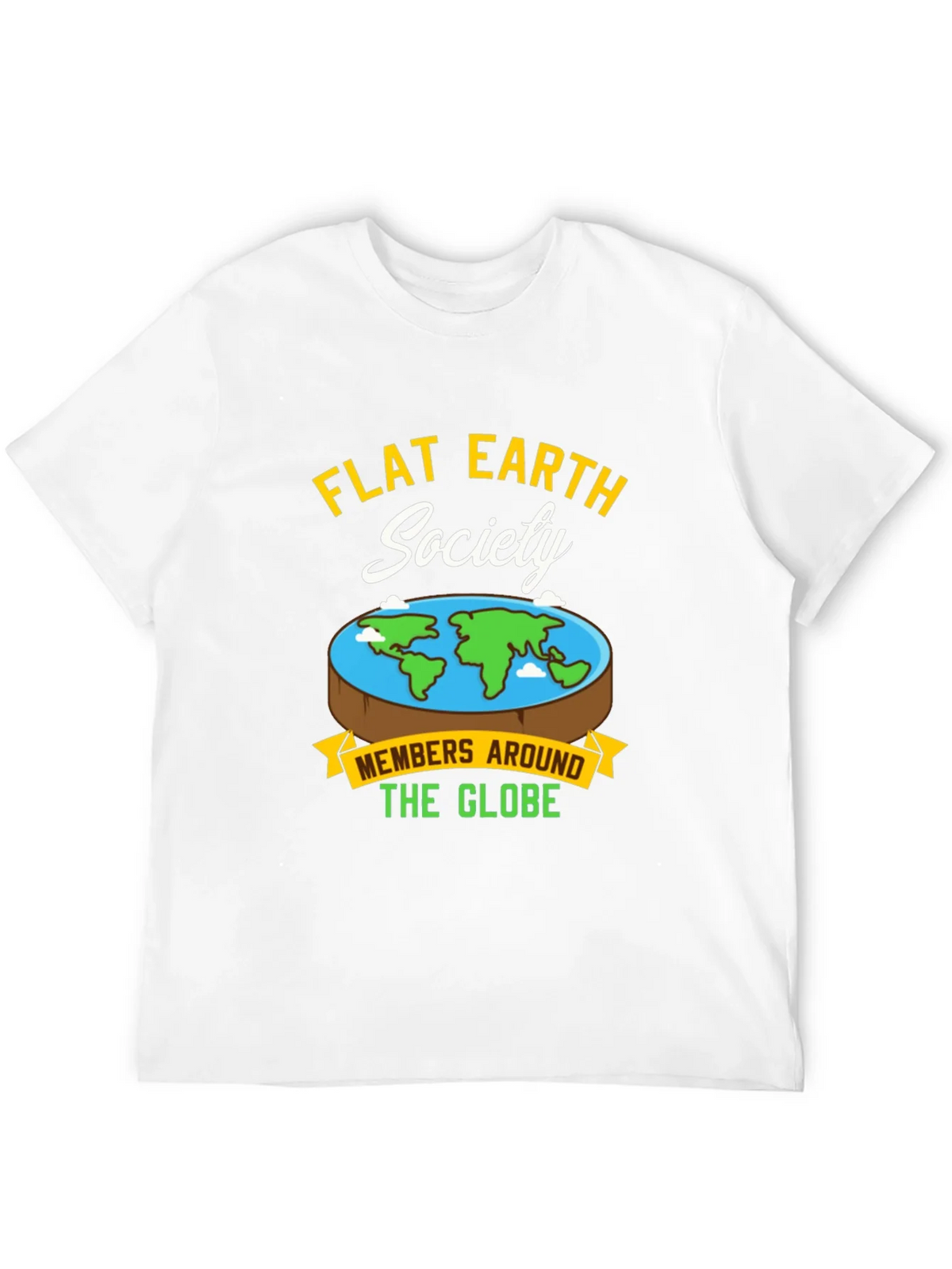 Flat Earth Society Graphic T-Shirt
