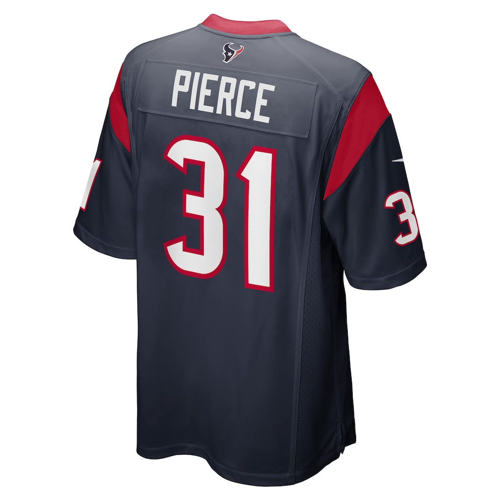 H.Texans #31 Dameon Pierce Navy Game Player Jersey