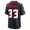 H.Texans #33 Dare Ogunbowale Navy Team Game Jersey