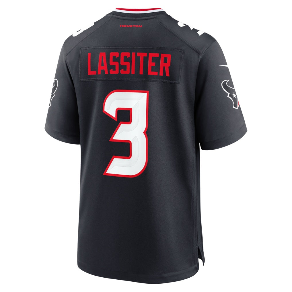 H.Texans #3 Kamari Lassiter Navy Team Game Jersey
