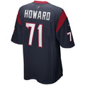 H.Texans #71 Tytus Howard Navy Game Jersey