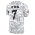 Houston Texans #7 C.J. Stroud Arctic Camo 2024 Salute to Service Football Stitched Jersey