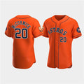 Houston Astros #20 Chas McCormick Orange 60th Anniversary Flex Base Stitched Baseball Jersey