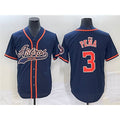 Houston Astros #3 Jeremy Pena Navy Cool Base Stitched Baseball Jersey